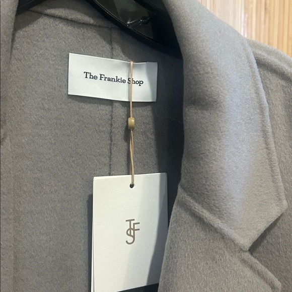 NWT The Frankie Shop Renata wool blazer in grey - Picture 6 of 7